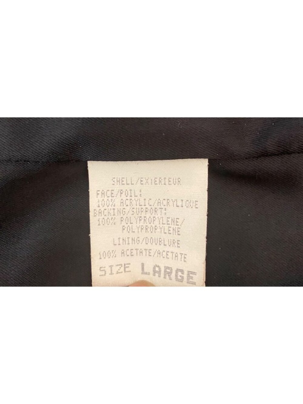Vintage Monterey Fashions Black Faux Fur Maxi Coat Large Made In USA - Picture 5 of 12